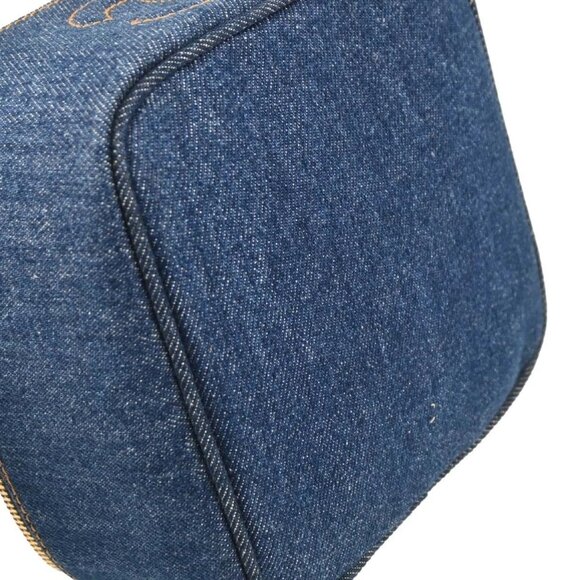Chanel Blue Denim Vanity Handbag - Picture 5 of 10